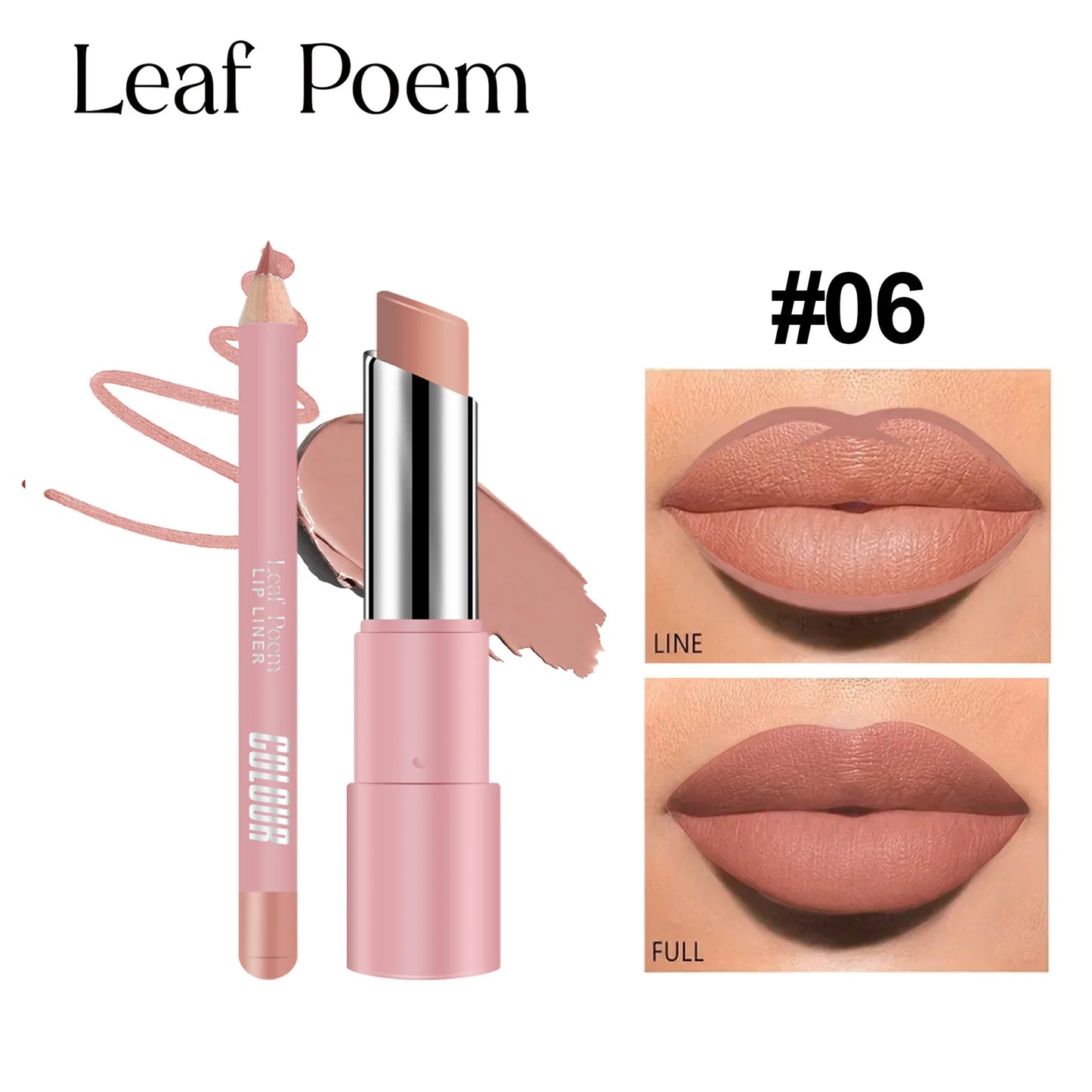 Velvet Matte Lip Liner Lipstick Pen Set Red Contour Tint Lipstick Sexy Red Contour Tint Lipstick Non-stick Cup Lipliner Pen Make