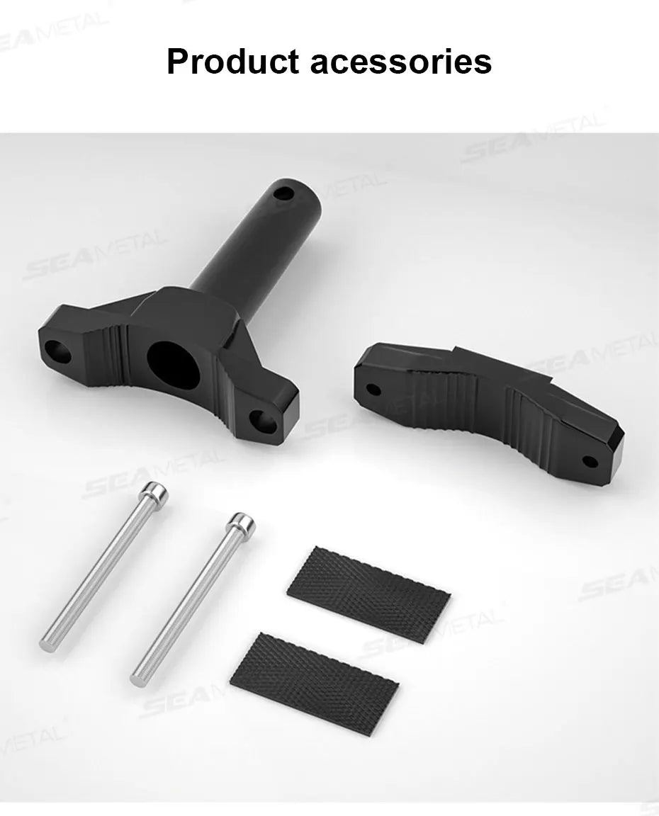 BLALION Universal Mount Bracket For Motorcycle Bumper Modified Headlight Stand Spotlight Extension Pole Frame Extension Bracket