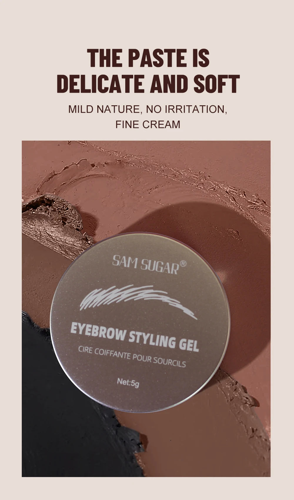 3D Wild Eyebrow Gel Wax Brow Styling Soap Tint Eyebrows Enhancers Brows White Brown Makeup Black Cosmetic Tool Makeup