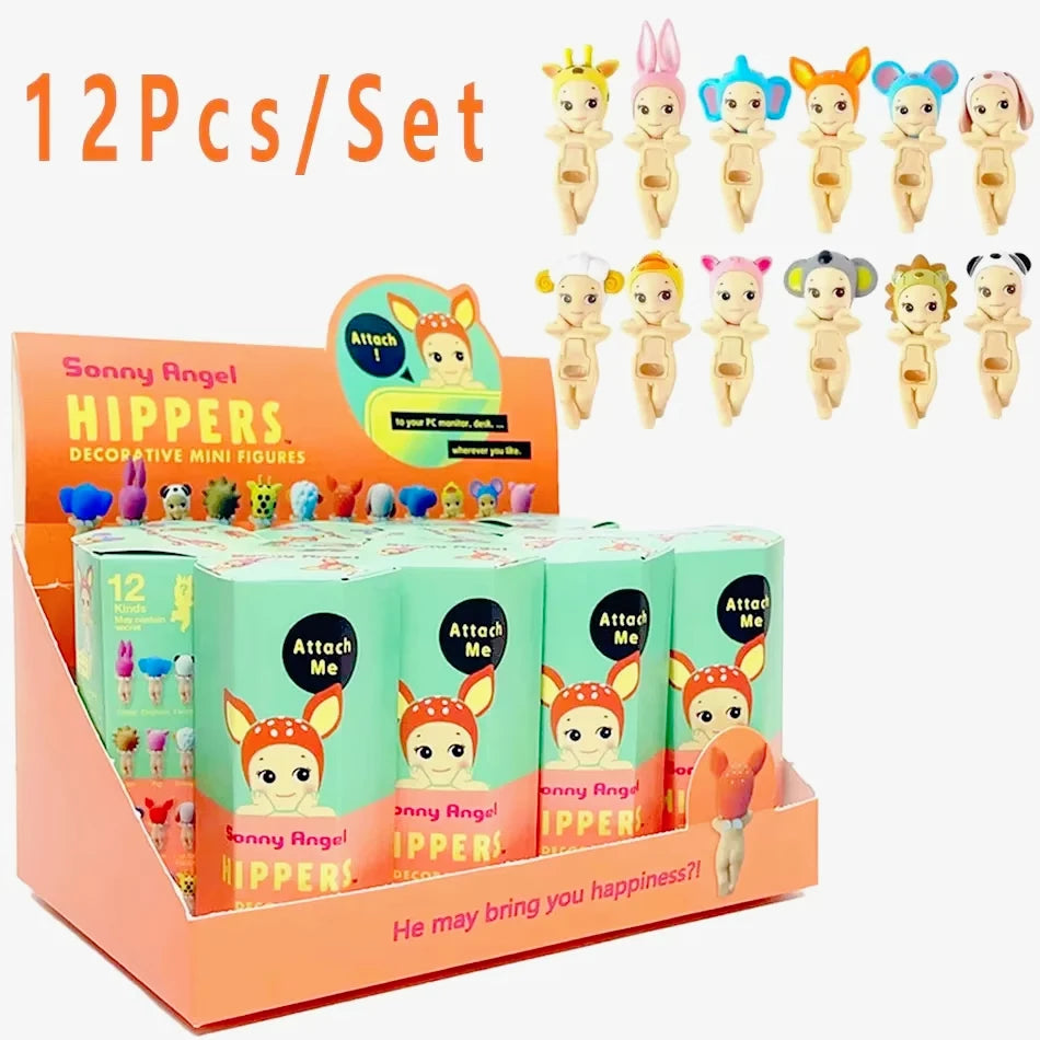 Smiski Cherry Blossom Stitch Series Blind Box Gift Mini Anime Figures Ornaments Dolls Fans Children Christmas Birthday Gift