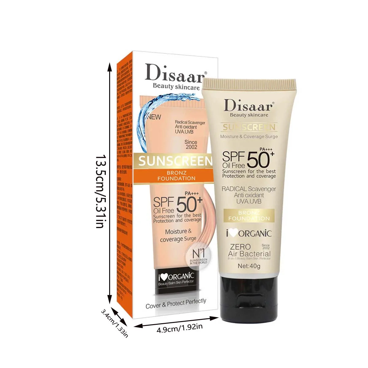 SPF50+Sunscreen Moisturizing Facial And Body Sunscreen UV Protection Skin Care And Anti Aging