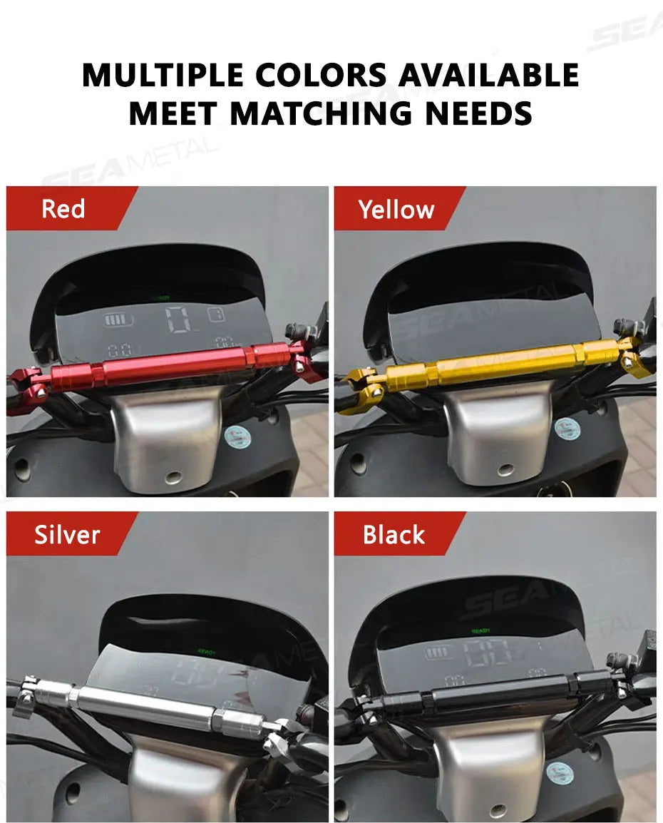 BLALION Motorcycle Handlebar Handle Grip Adjustable Crossbar Balance Bracket Regulator Steering Wheel Reinforce 22mmReplacement