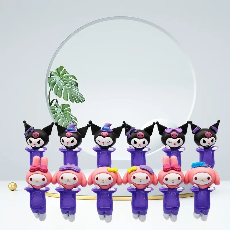 Kuromi Melody Blind Box Birthday Gift Series Doll Handmade Tabletop Decoration Cute Collectible Toy Gift