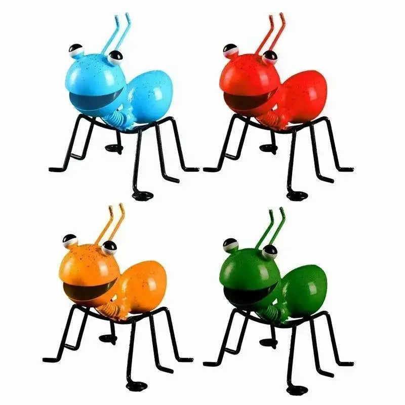 1 Pcs Creative Animal Crafts Home Decoration Crafts Iron Art Metal Ant Wall Hanging Crafts Outdoor Garden Cute Bionic Gift