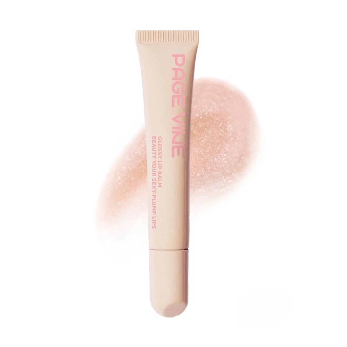 2-pack lip gloss moisturizing and long-lasting color development, smooth and glossy makeup set
