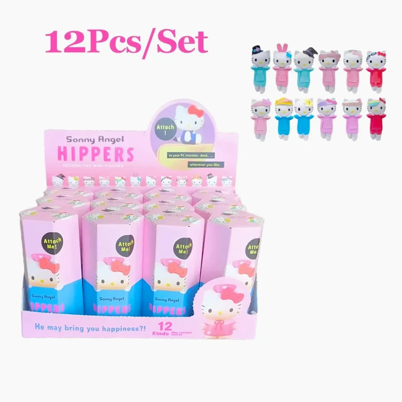 Smiski Cherry Blossom Stitch Series Blind Box Gift Mini Anime Figures Ornaments Dolls Fans Children Christmas Birthday Gift