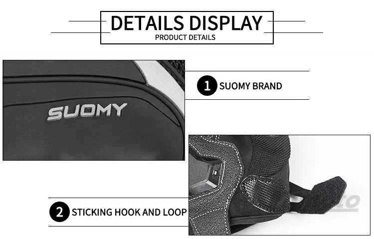 Suomy Motorcycle Gloves Men Women Summer Motorbike Racing Gloves Touch Screen Breathable Motocross Moto Biker Cycling Gloves