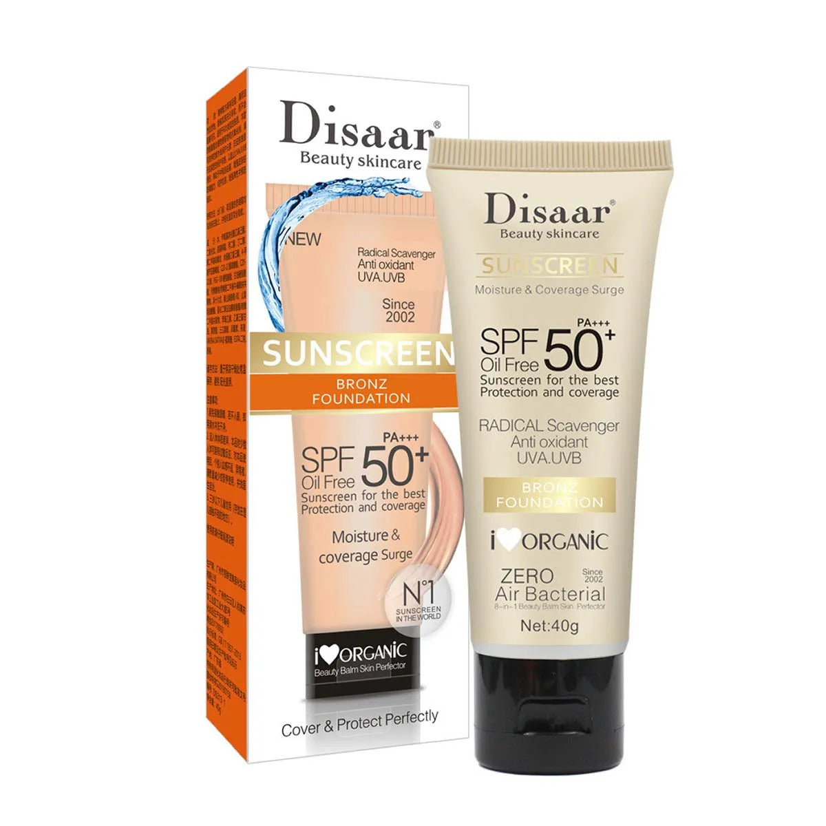 SPF50+Sunscreen Moisturizing Facial And Body Sunscreen UV Protection Skin Care And Anti Aging
