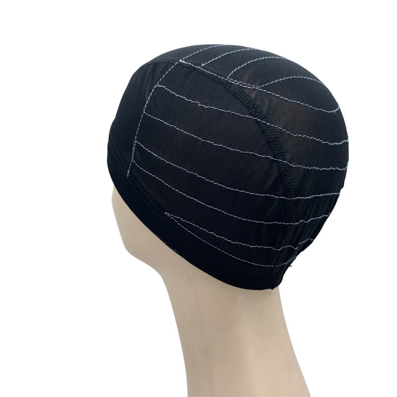 1PC Guideline Map Dome Cap Hair Styling Tools White Line Mesh Wig U Part Cap for Wig Making Closure 4X4/5X5/13X4/13X6 Options
