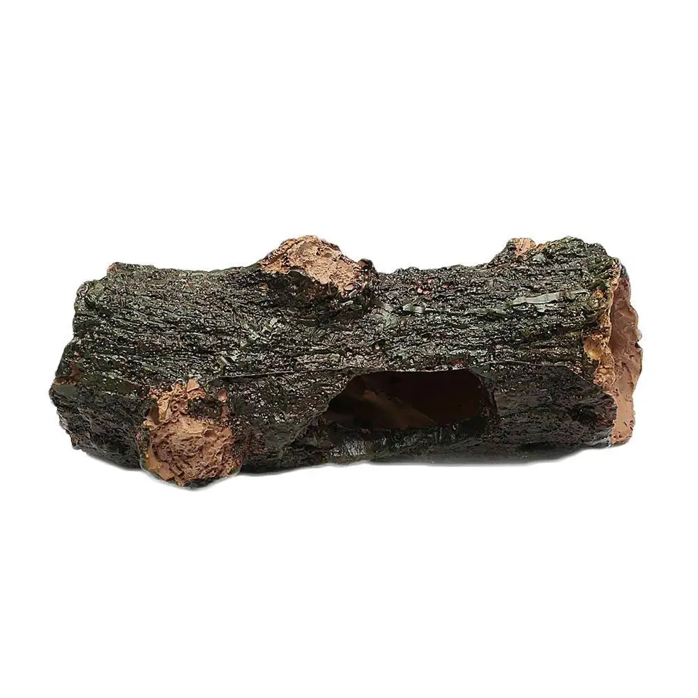 Resin Tree Branch Fish Shrimp Turtle Hidden Hollow Tree Log Fish Tank Aquarium Simulation Fountain Accent Decoration