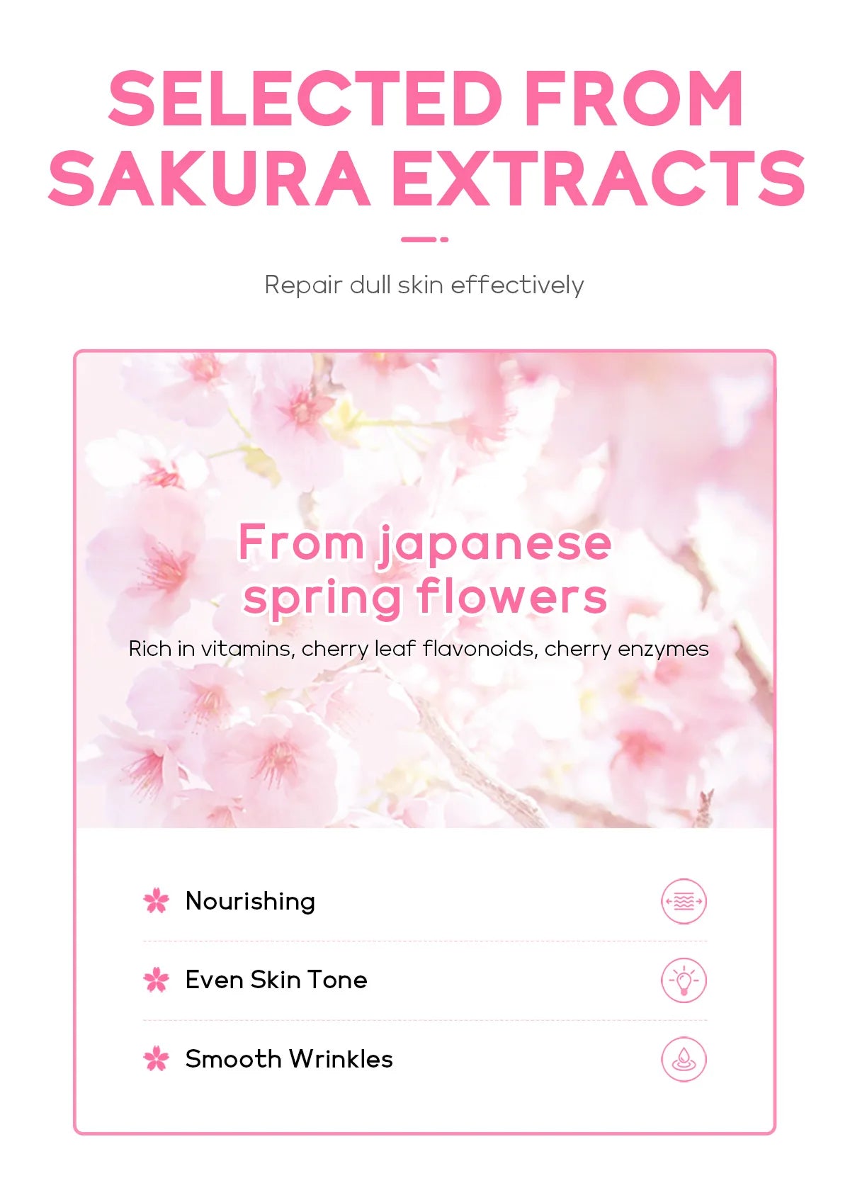 LAIKOU Japan Sakura Solid Mask Deep Cleansing Oil Control Balance Antioxidan Shrink Pores Remove Blackheads Mud Mask 5g