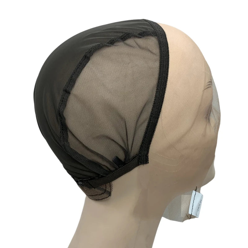 1PC 13X6 Front Lace Wigs Cap For Making Human Hair Wigs Closure Transparent Invisible Hair Net Wig Accessories Bonnet Perruque