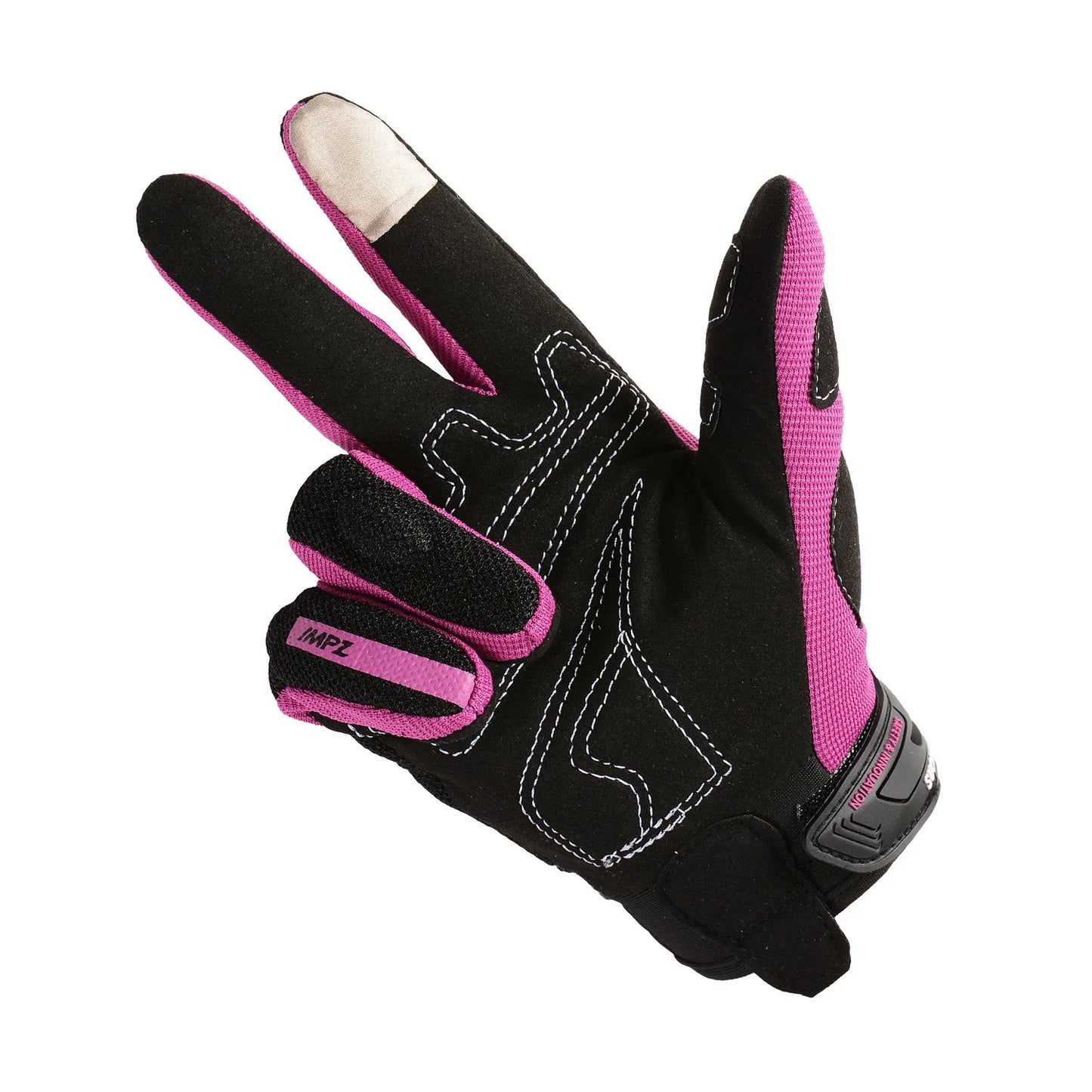 SUOMY Women Motorcycle Gloves Summer Breathable Motorbike Racing Gloves Lady Pink/Purple Motocross Gloves Touch Function