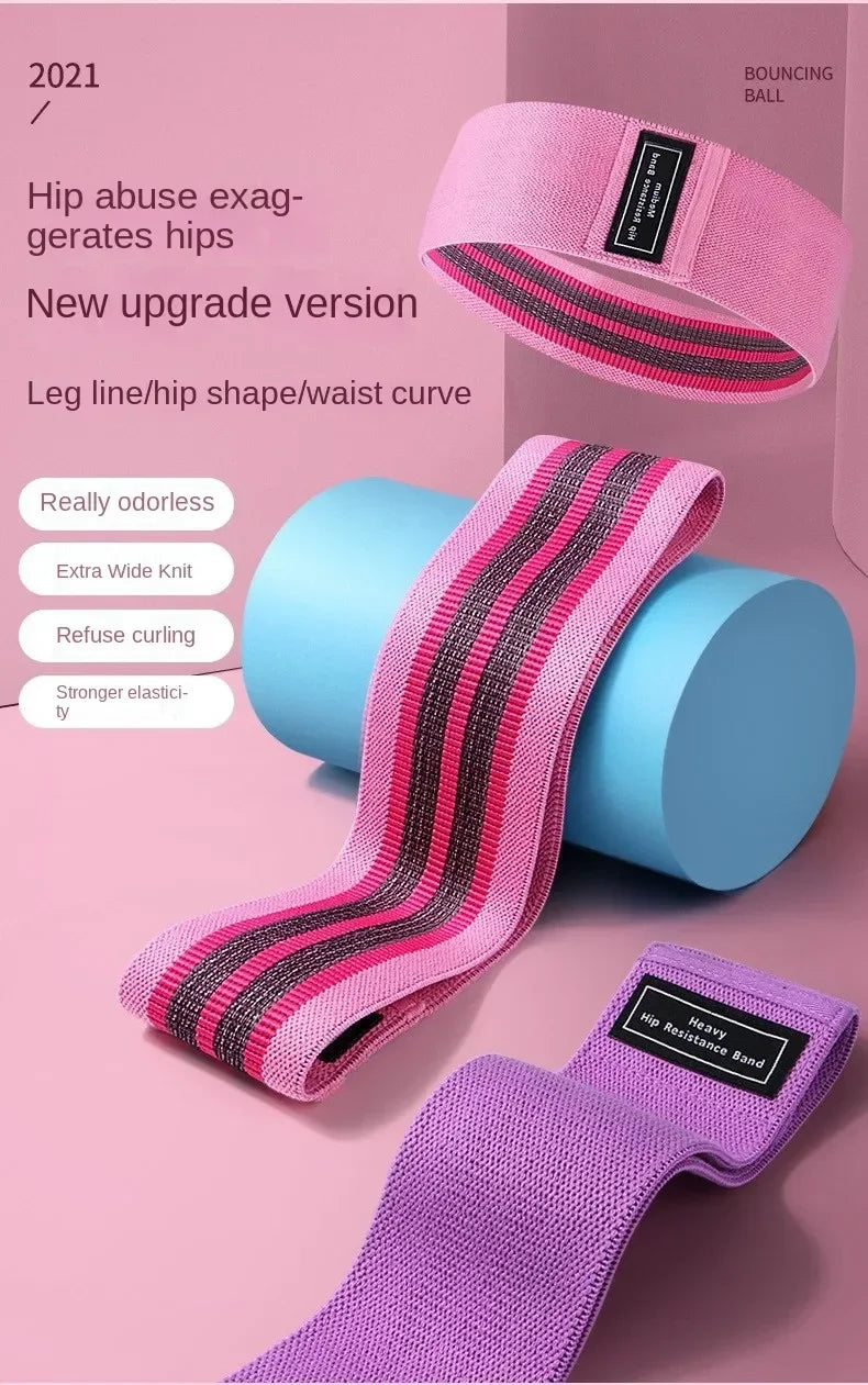 Resistance Band Exercises Yoga Elastic bands Butt Workout Hip Circle Anti-slip Durable Pull Gym Fitness Traning Pull Rope