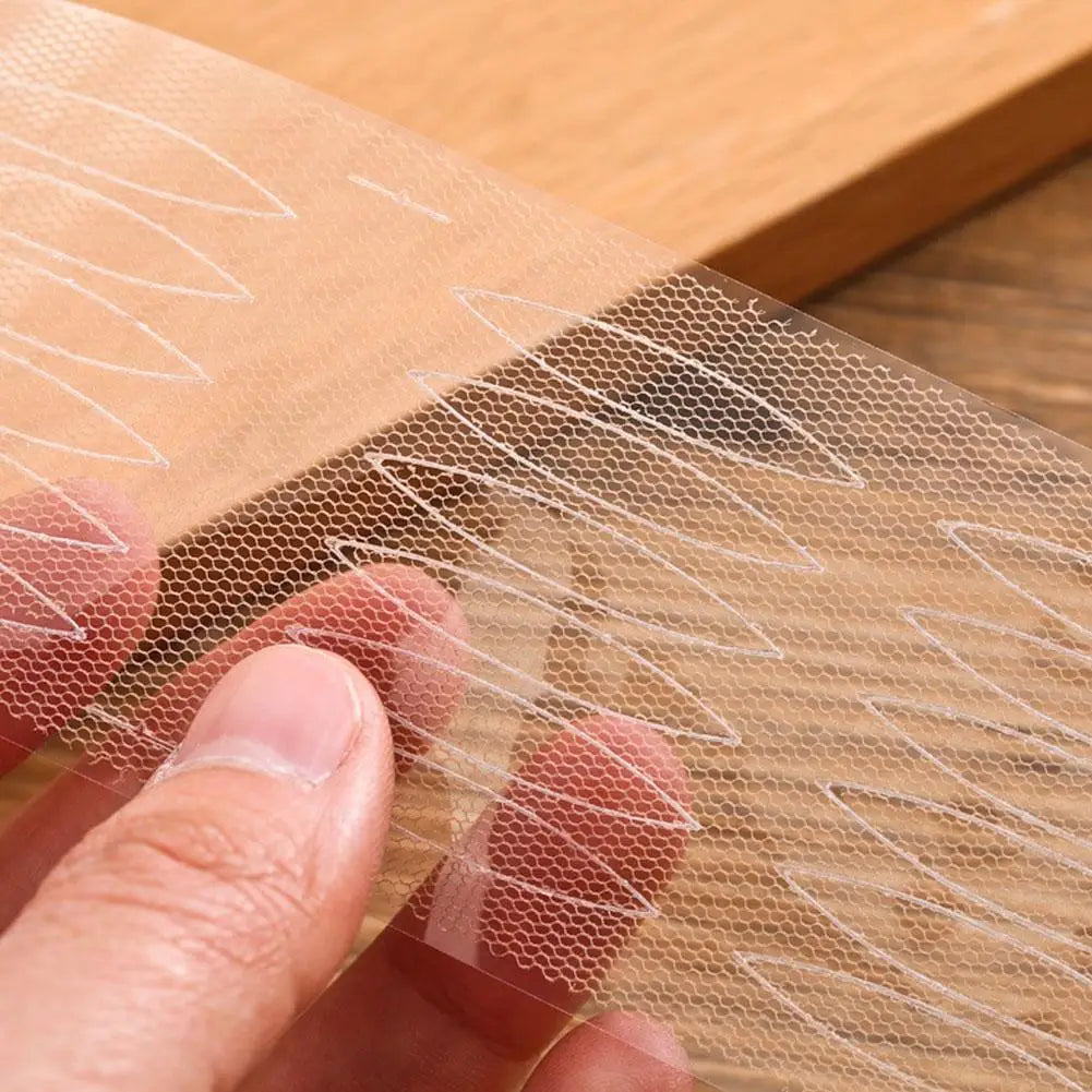 Clear Beige Stripe Self-adhesive Natural Eye Tape Makeup Tool Invisible Double Fold Eyelid Lace Paste Eyelid Tape Sticker