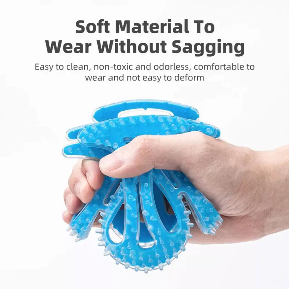 Flexible Helmet Anti-deformation Inner Silicone Pad Ventilate Helmet Liner Pad Helmet Padding Motorcycle Bike Helmet Accessories