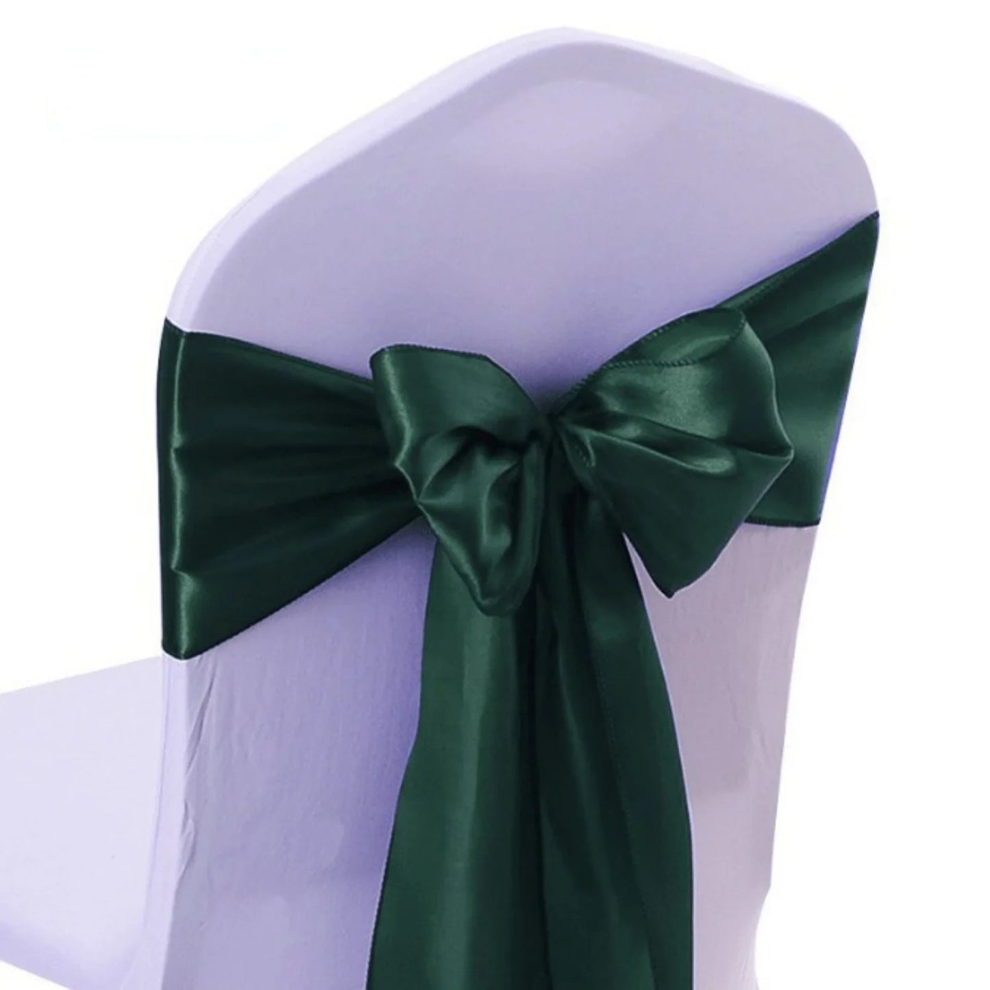 Satin chair waist belt wedding banquet chair bow party decoration adjustable ribbon for table decoration