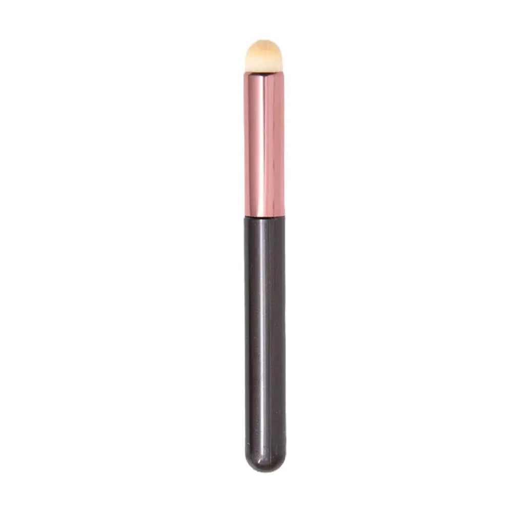 Upgrade Silicone Lip Brush Portable Round Head Lip Brush Professional Mini Concealer Smudge Brush With Cover Makeup Brush