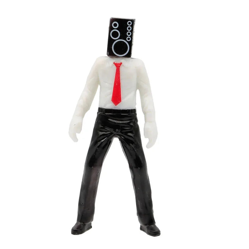 Skibidi Toilet Man Camera Man Figure TV Man Speaker Man Model Cameraman Action Figures Decorations PVC Doll Toy Collectible