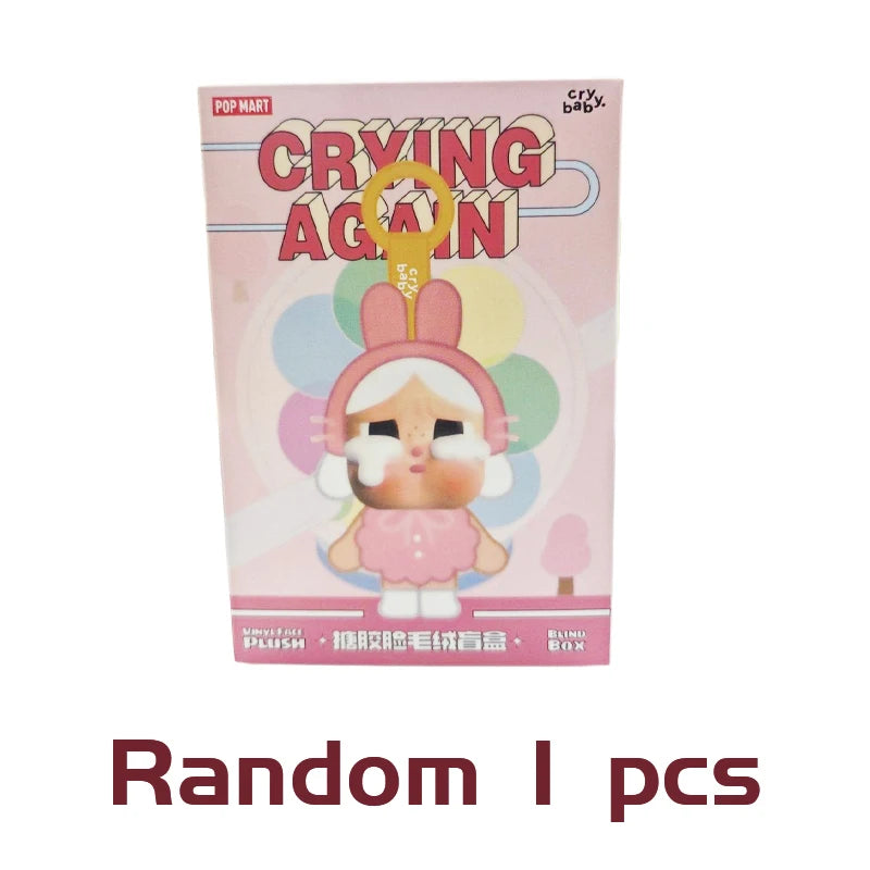 Crying Again Series-Vinyl Face Blind Box Mystery Box Guess Bag Toys Doll Cute Anime Figure Desktop Ornaments