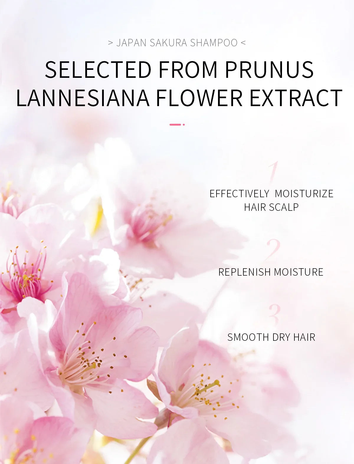 LAIKOU Sakura Shampoo Hair Conditioner Repair Damaged Moisturizing Nourishing Anti Dandruff Oil Control Shampoos Cleansing Care