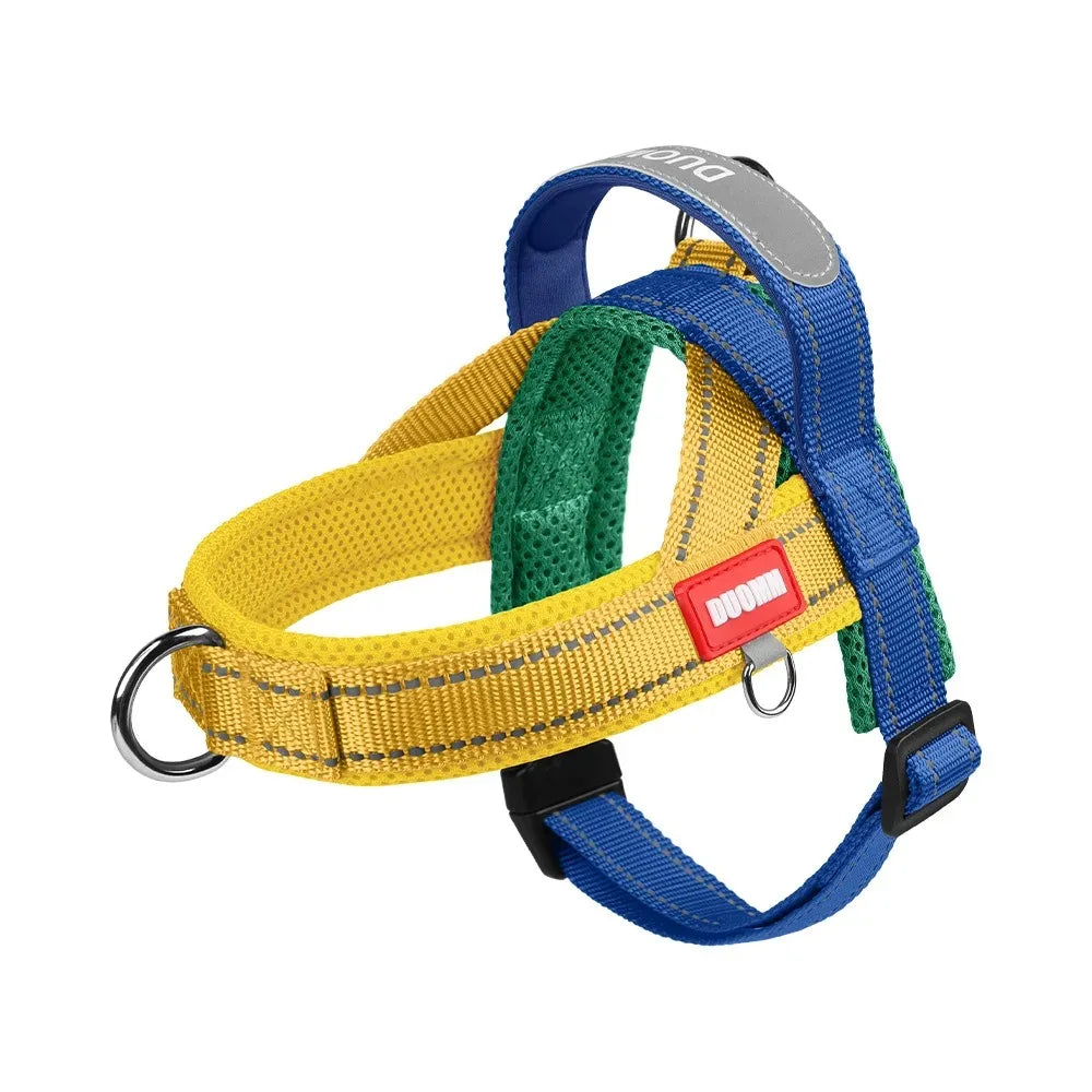 Dog Harness Chest Strap Puppy Accessories Pet Supplies Collar Tactical Vest Dogs Things Leash Cats Products Collars