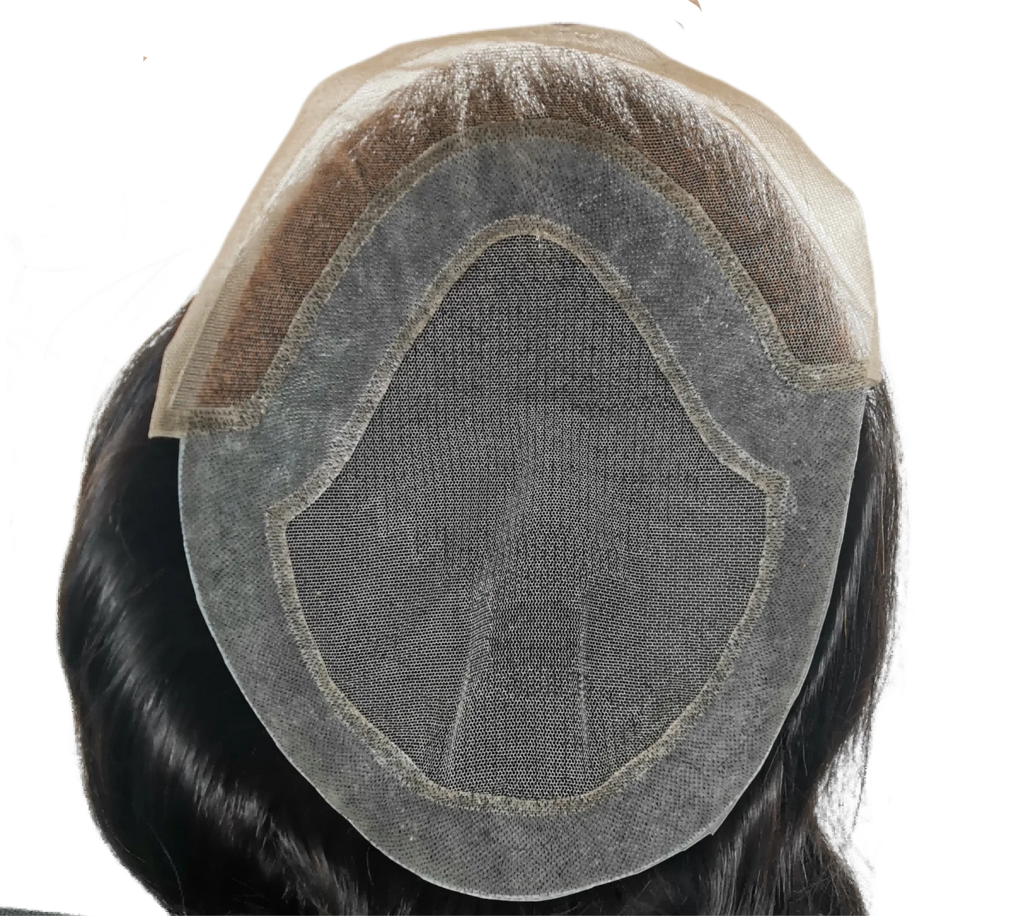 NLW Toupee for Men European Human Hair Pieces Hair Prosthesis Mens Swiss Lace Front with PU Around Hair Replacement System