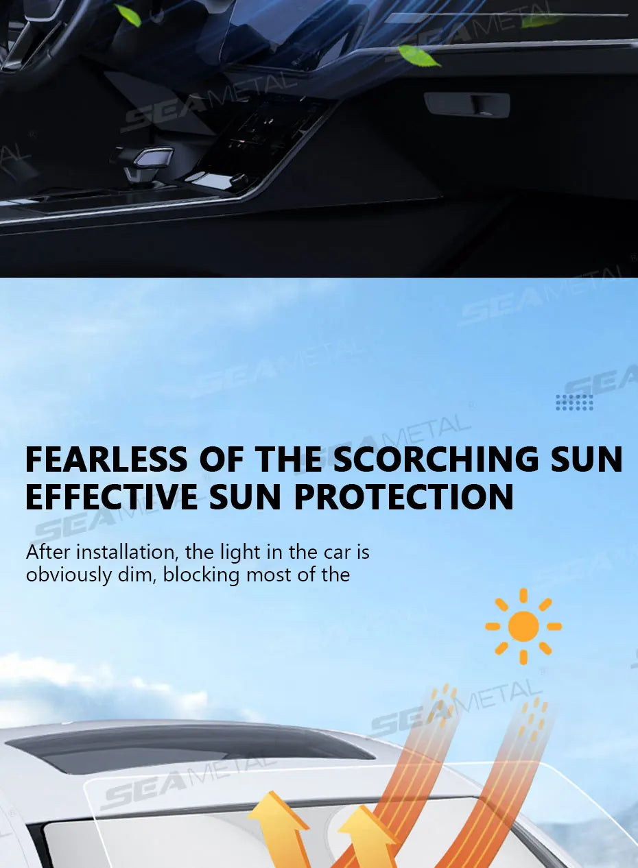 BLALION Car Windshield Sun Shade Blocks UV Ray Reflector Auto Window Sun Shade Visor Shield Cover Protector Foldable Parasol