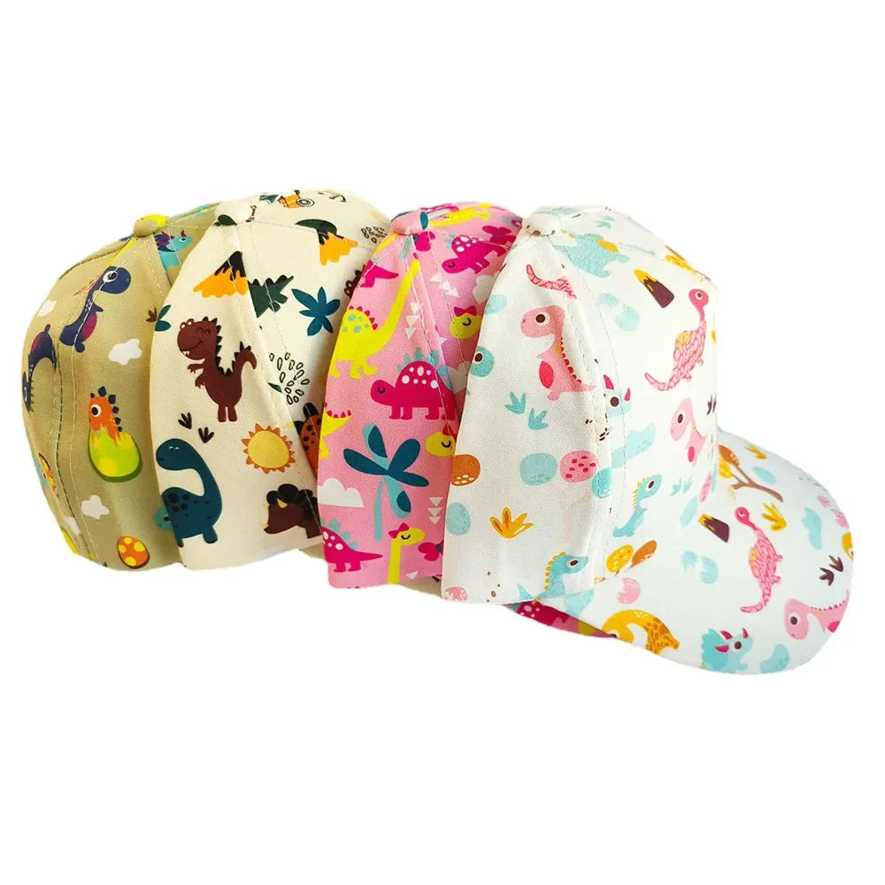 New Cartoon Summer Baby Sun Hat Kids Visor Cap for Boys Girls Travel Baby Baseball Cap Children Beach Sun Cap Accessories