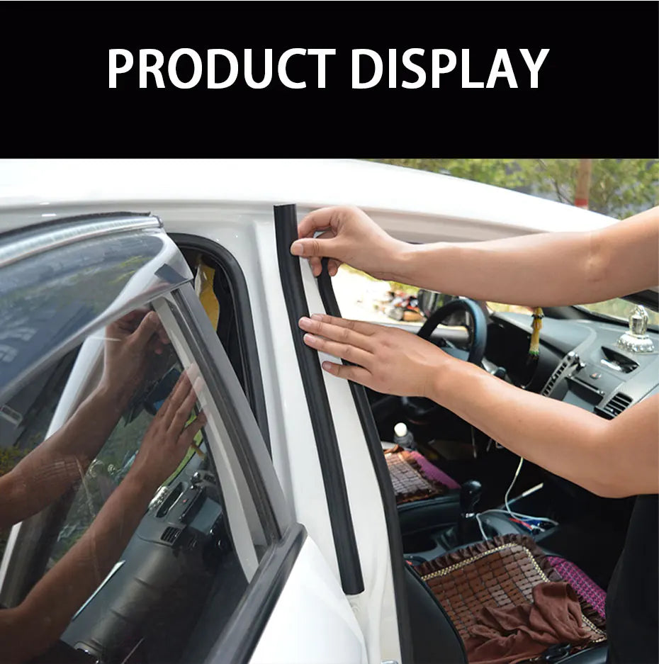 BLALION Car Door Rubber Seal Strip Filler Weatherstrip Edge Rubber Sealing For B Pillar Protection Front Car Auto Door Sealant