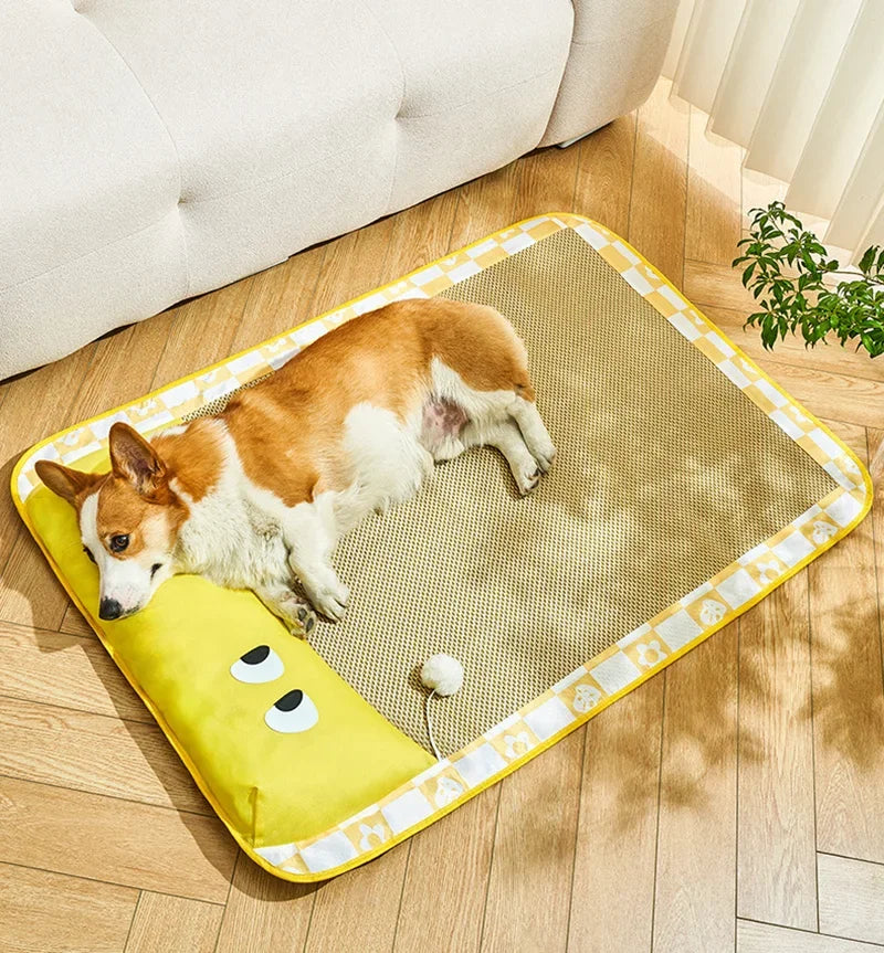 Summer Cooling Pet Bed Cats House Accessories Puppy Products Dog Mat Things Houses and Habitats Beds Accessory All Supplies
