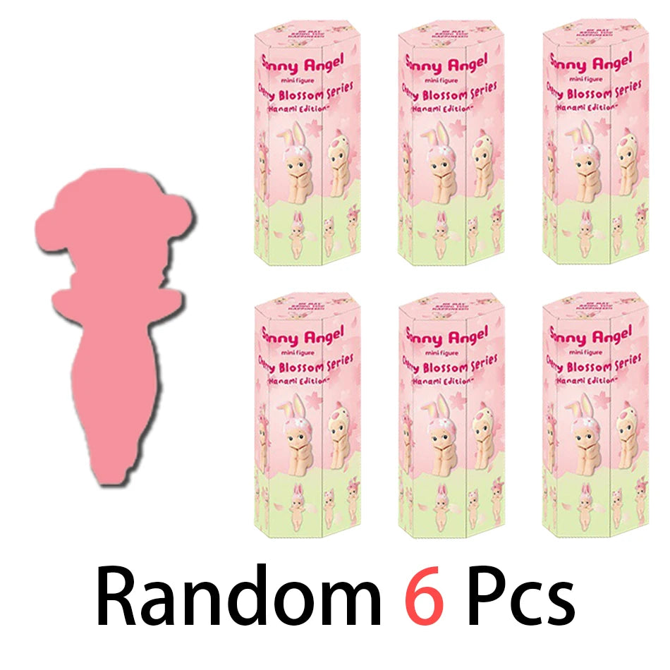 2025 new Cherry Blossom Hanami Series Blind Box Collect Mini Figure Cute Sakura Desktop Decor Kid Birthday Gift