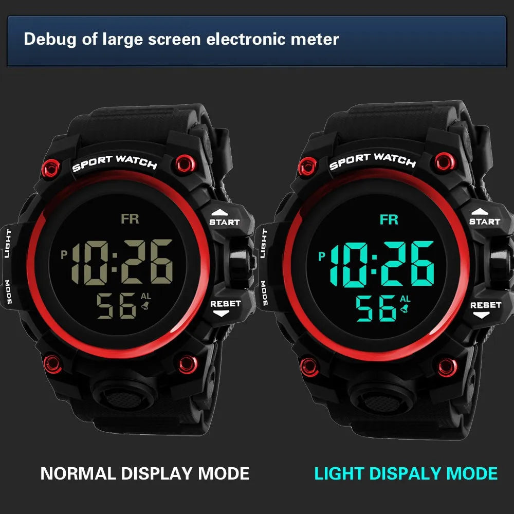 Keglect men's multifunctional digital watch, outdoor sports watch