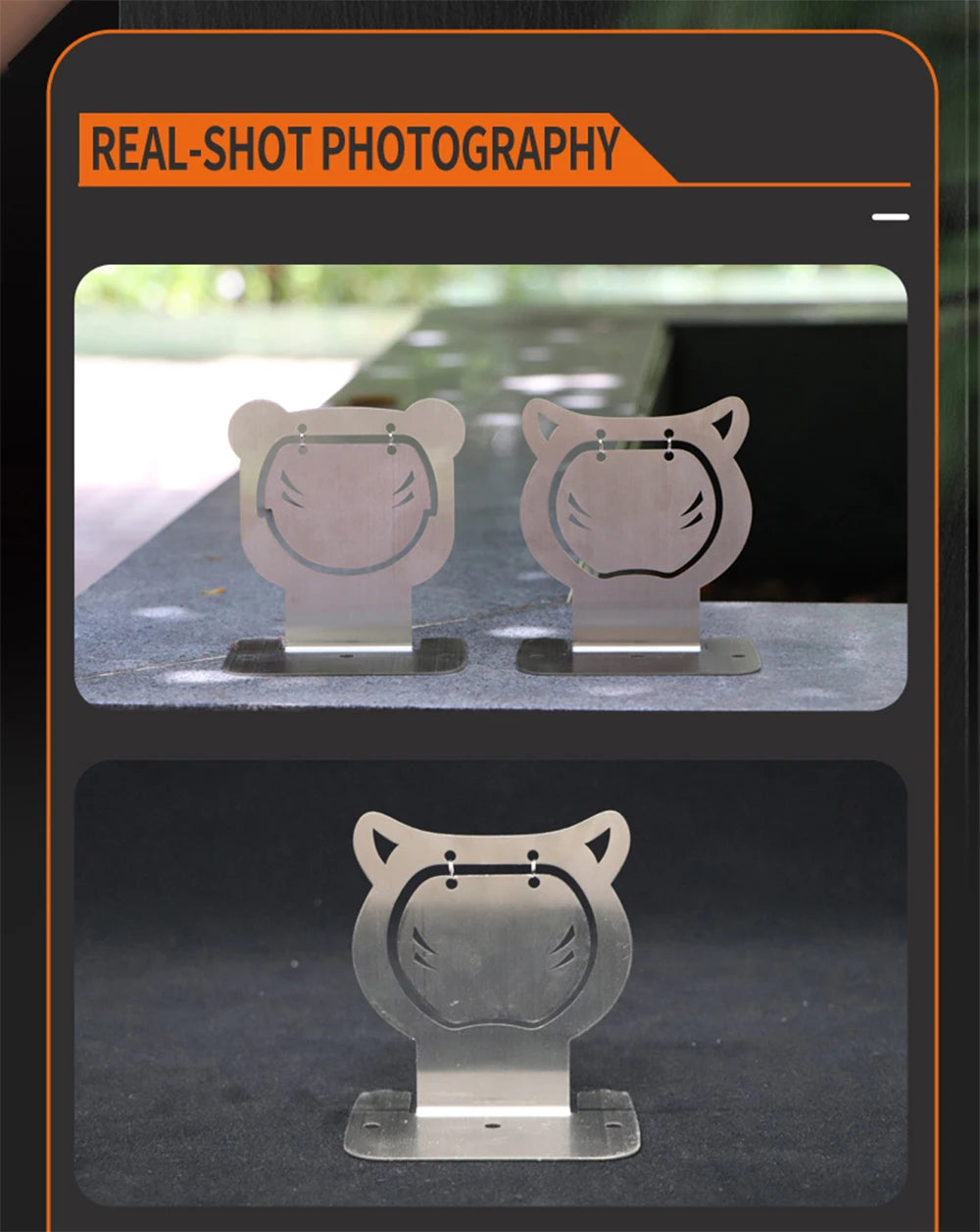 Tactical Stainless Steel Shooting Target Aluminum Alloy Training Shooting Targets Hunting Accessories
