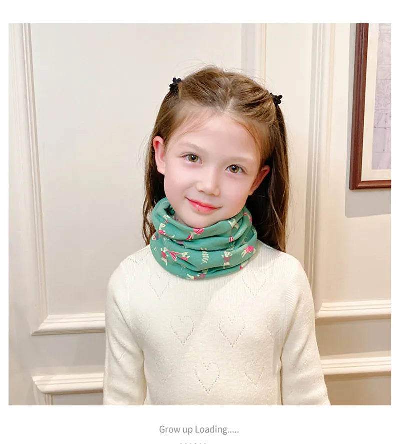 New Spring Autumn Winter Baby Scarf for Boys Girls Infant Scarves Children's Cotton Scarf Kids Warm O Ring Magic Neckerchief