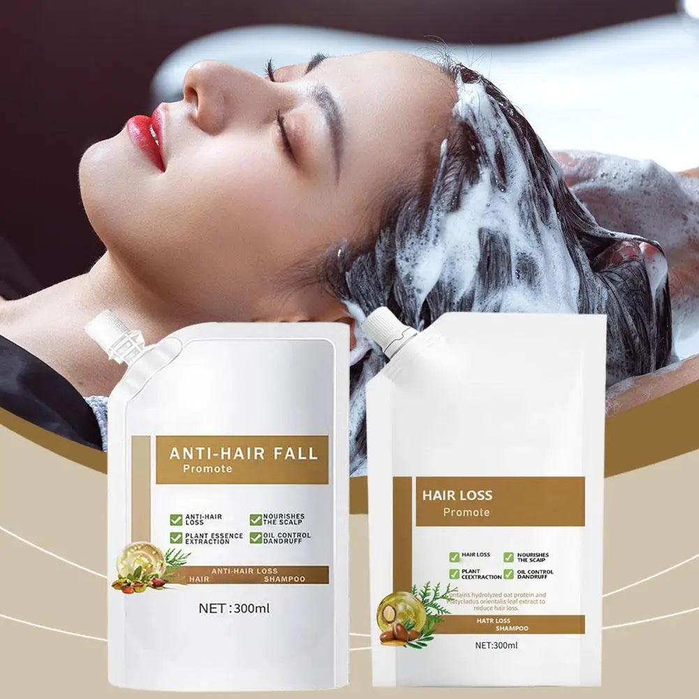 Anti-Fall Shampoo - Nourishes Scalp & Strengthens Hair for Shiny, Healthy Looking Locks with Gentle Cleansing 300ml