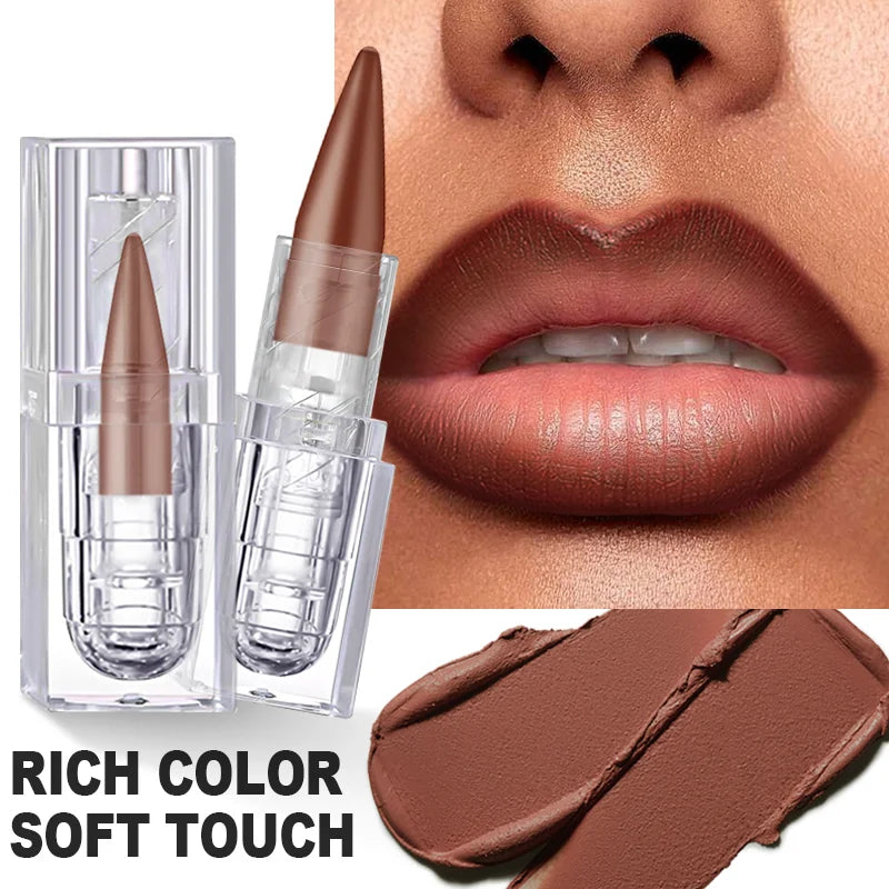 Lipliner Natural Nude Color Moldin, Lipstick Crayon Pigment Moisturizing Lip Color Combination Cosmetics