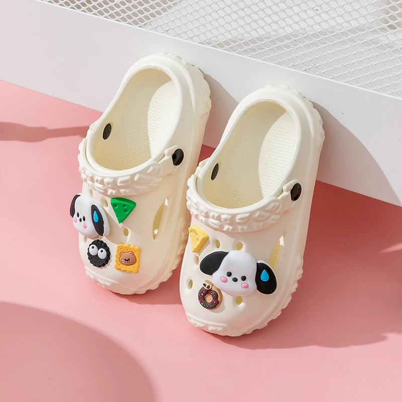 Cute Non-slip girls sandals garden shoes cartoon child baby sandals summer kids slippers high quality beach kids sandals