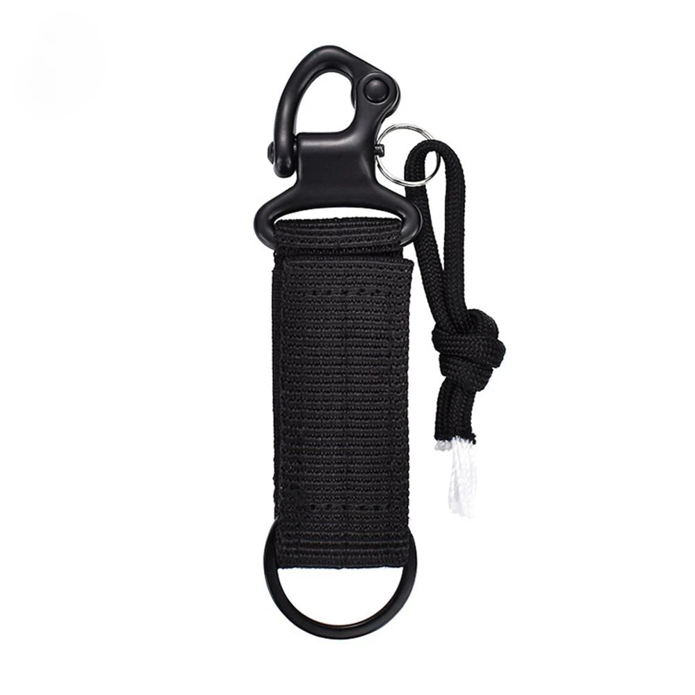 Outdoor Belt Clip Camping Accessories Quickdraw Carabiner Webbing Backpack Strap Water Bottle Hanger Molle Holder Hooks