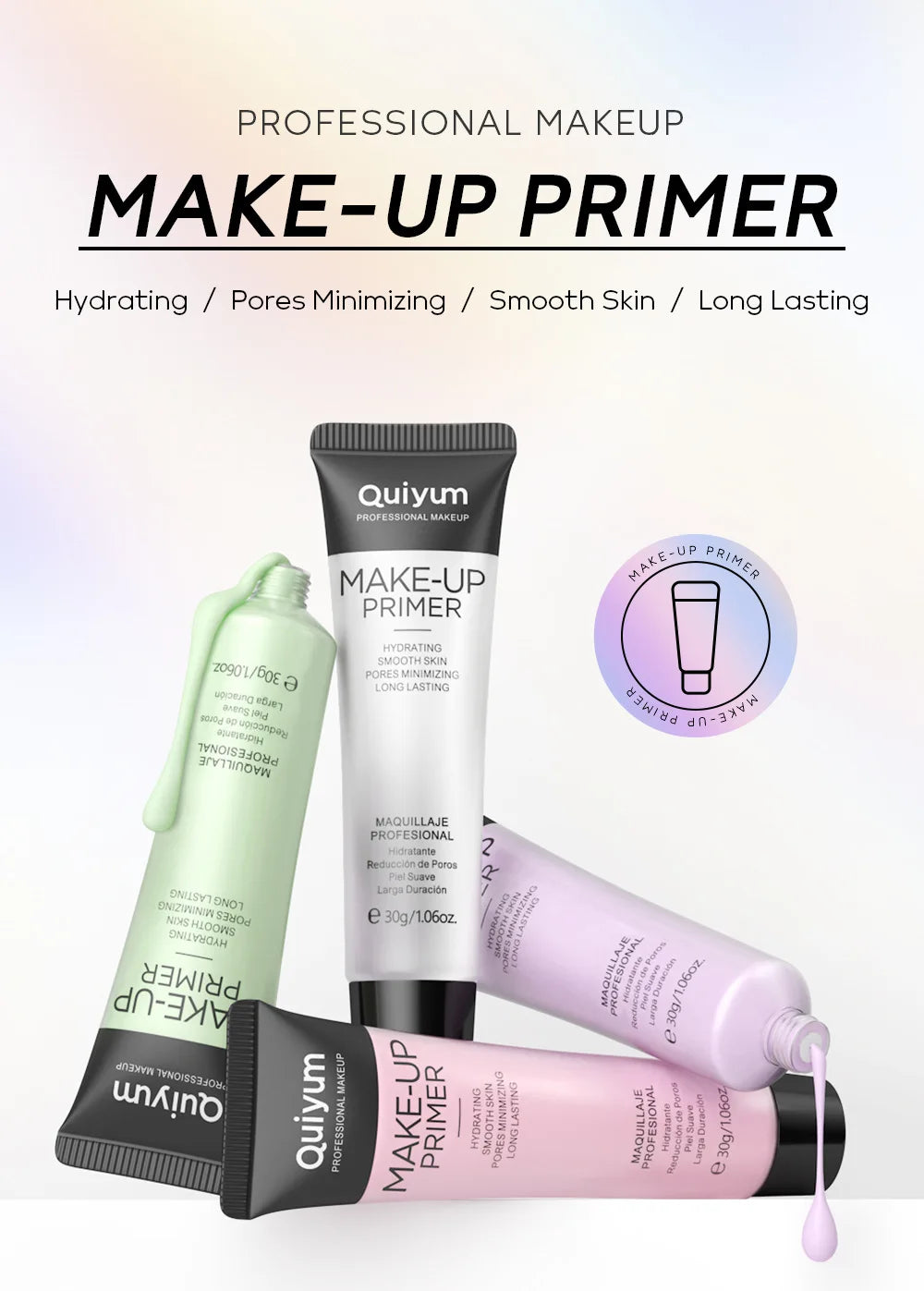 Base Makeup Facial Moisturizing Primer Moisturizing Primer Invisible Pores Smoothing Fine Lines Brightening Moisturizing