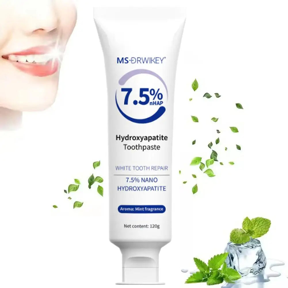 120g Hydroxyapatite Toothpaste,Gentle Mint,Breath Refreshing Whitening Toothpaste,Intensives Stain Removal Tooth Paste,Oral Care