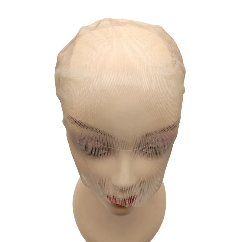 Full lace 360 cap braiding front lace cap to make wig human hair lace frontal wig large cap Adjustable Stretch