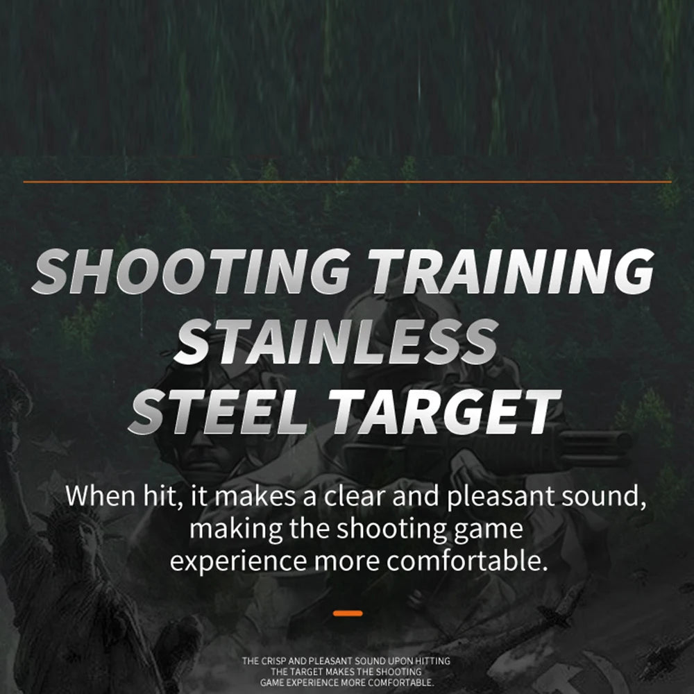 Tactical Stainless Steel Shooting Target Aluminum Alloy Training Shooting Targets Hunting Accessories