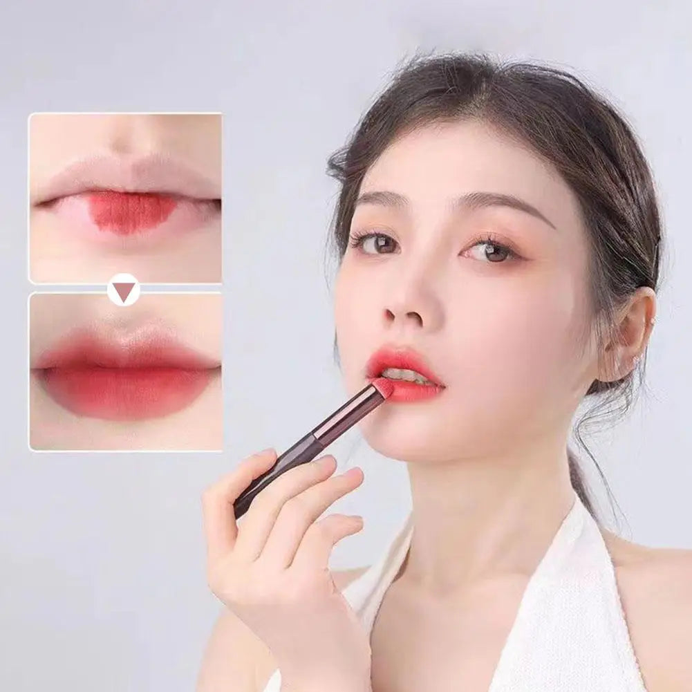 Upgrade Silicone Lip Brush Portable Round Head Lip Brush Professional Mini Concealer Smudge Brush With Cover Makeup Brush