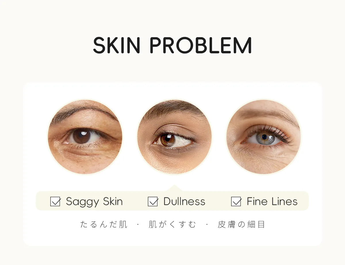 LAIKOU YUZU Eye Cream Anti Dark Circle Eye Bags Whitening Cream Wrinkle Removal Serum Eyes Firming Skin Care Beauty Health 15g