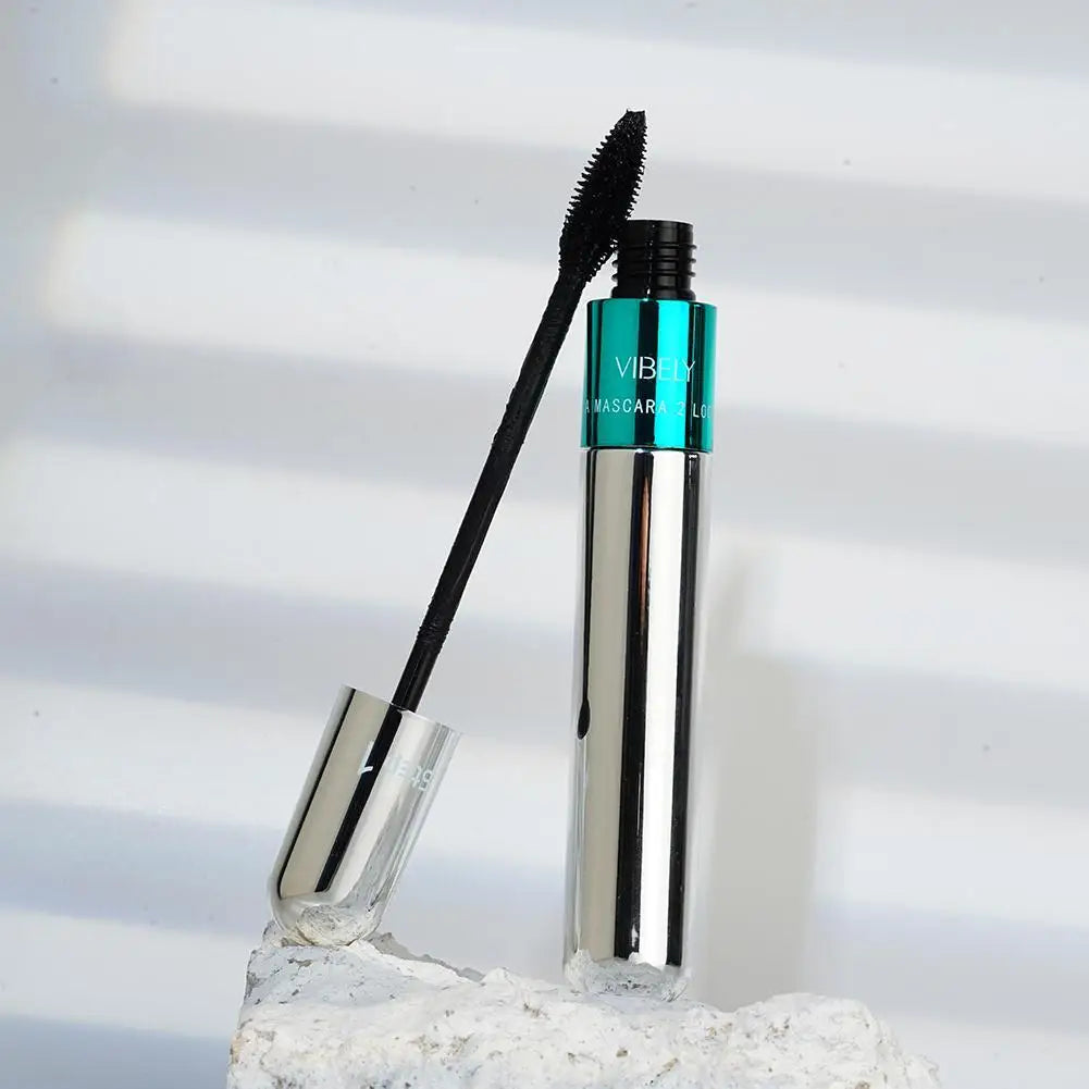 4D Silk Fiber Mascara Waterproof Thickening Long Eyelashes Makeup Cosmetics Eyelash Lash Eyelash Black Mascara