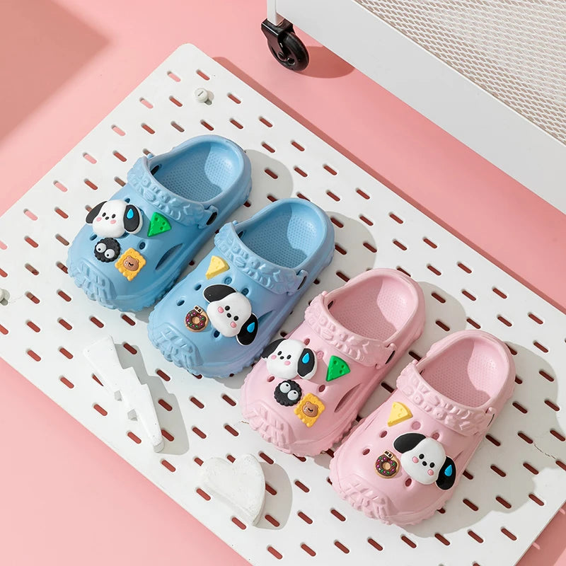 Cute Non-slip girls sandals garden shoes cartoon child baby sandals summer kids slippers high quality beach kids sandals