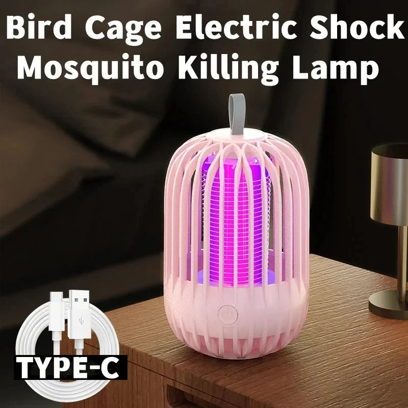 Insect Trap Mosquito Killer and Flying Insect Killer Indoor Light with Hanging Ring Electric Insect Killer Light(No Battery)