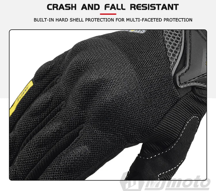 SUOMY Summer Motorcycle Gloves Men Women Touch Function Motorbike Racing Glove Full Finger Guantes Moto Biker Cycling Gloves