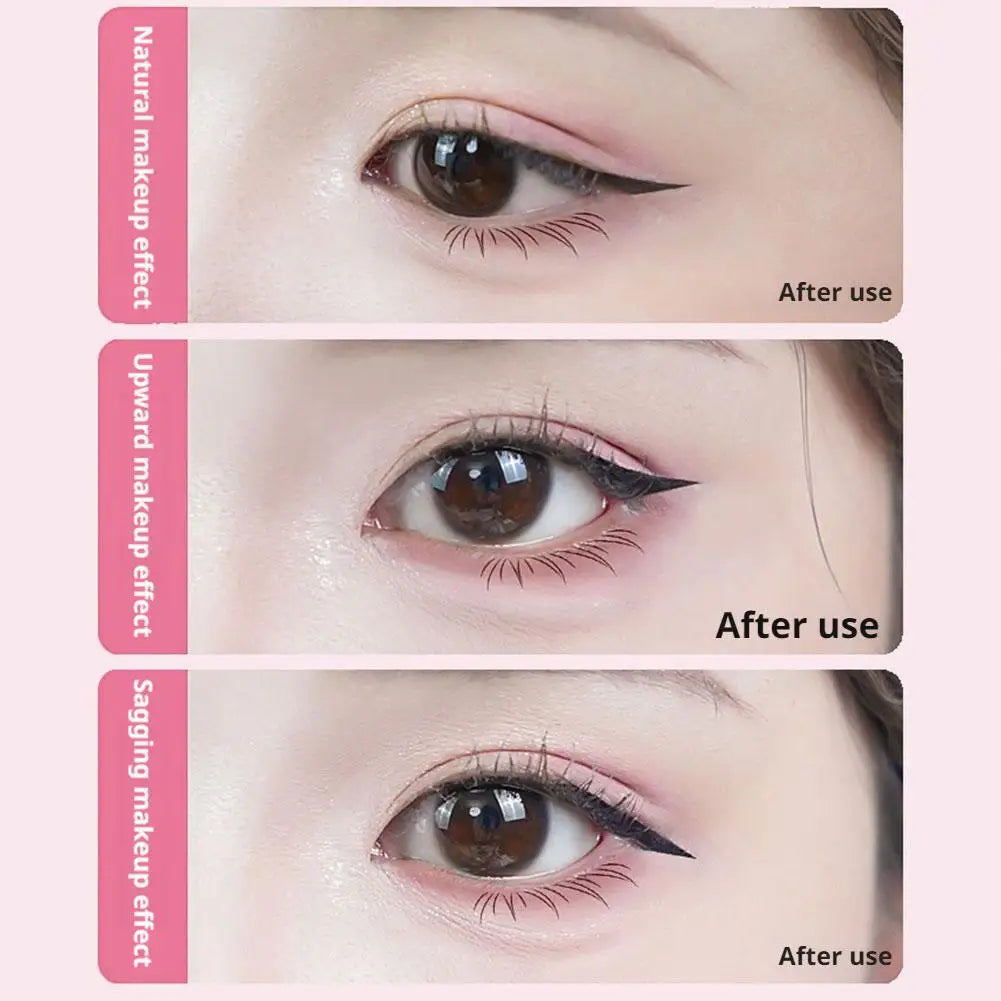 Black Brown Integrated Eyeliner Stamp Precise Outline Signet Eye Liner Extension Stamps Liquid Eyeliner Pen Waterproof Lasting
